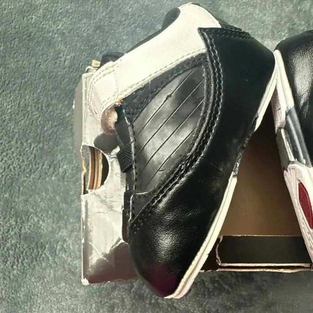 NEW! NIKE AIR JORDAN 2009 (CB) Black/Red-White TODDLERS SIZE 3C (343605 …